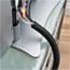 D-Line® Cable Tidy Tube, 1 1/4" Diameter x 43" Long, Black Thumbnail 2