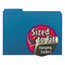 Smead Interior File Folders, 1/3 Cut Top Tab, Letter, Sky Blue, 100/Box Thumbnail 1
