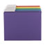 Smead Color Hanging Folders with 1/3-Cut Tabs, 11 Pt. Stock, Assorted Colors, 25/BX Thumbnail 2