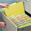 Smead FasTab Hanging File Folders, Letter, Yellow, 20/Box Thumbnail 3