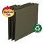 Smead FasTab Recycled Hanging File Folders, Legal, Green, 20/Box Thumbnail 1