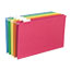Smead Hanging File Folders, 1/5 Tab, 11 Point Stock, Legal, Assorted Colors, 25/Box Thumbnail 2