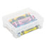 Advantus Super Stacker Crayon Box, Clear, 3 1/2" x 4 4/5" x 1 3/5" Thumbnail 1