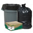 Earthsense® Commercial Recycled Can Liners, 55-60gal, 1.25mil, 38 x 58, Black, 100/Carton Thumbnail 1