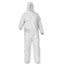 KleenGuard™ A35 Disposable Liquid/Particle Protection Hooded Coveralls, Elastic Wrists/Ankles, White, 2-XL, 25 Coveralls/Carton Thumbnail 1