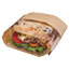Bagcraft Dubl View Sandwich Bags, 9 1/2 x 5 3/4 x 2 3/4, Natural Brown, 500/Carton Thumbnail 1