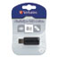 Verbatim® PinStripe USB 2.0 Drive, 8GB, Black Thumbnail 1