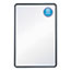 Quartet® Contour Dry-Erase Board, Melamine, 24 x 18, White Surface, Black Frame Thumbnail 3