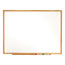 Quartet® Classic Melamine Whiteboard, 48 x 36, Oak Finish Frame Thumbnail 1