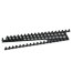 Fellowes® Plastic Comb Bindings, 1/2" Diameter, 90 Sheet Capacity, Black, 100 Combs/Pack Thumbnail 2