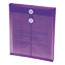 Smead Poly String & Button Envelope, 9 3/4 x 11 5/8 x 1 1/4, Purple, 5/Pack Thumbnail 3