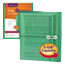 Smead Poly String & Button Booklet Envelope, 9 3/4 x 11 5/8 x 1 1/4, Green, 5/Pack Thumbnail 3