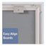 Quartet® Matrix Magnetic Boards, Painted Steel, 34 x 23, White, Aluminum Frame Thumbnail 4