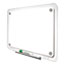 Quartet® iQTotal Erase Board, 11 x 7, White, Clear Frame Thumbnail 4