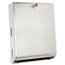Bobrick Surface-Mounted Paper Towel Dispenser, 10 3/4 x 4 x 14, Satin Stainless Steel Thumbnail 1