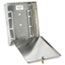 Bobrick Surface-Mounted Paper Towel Dispenser, 10 3/4 x 4 x 14, Satin Stainless Steel Thumbnail 2