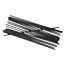 Boardwalk Single-Tube Stir-Straws, 5 1/4", Black, 1000/Pack Thumbnail 1
