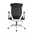 Alera Alera EB-K Series Synchro Mid-Back Flip-Arm Mesh Chair, Supports 275lb, 18.5“ to 22.04" Seat, Black Seat/Back, Cool Gray Base Thumbnail 4