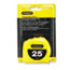 Stanley® Power Return Tape Measure, Plastic Case, 1" x 25ft, Yellow Thumbnail 1
