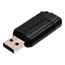 Verbatim® PinStripe USB 2.0 Drive, 16GB, Black Thumbnail 1