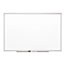 Quartet® Classic Series Porcelain Magnetic Board, 36 x 24, White, Silver Aluminum Frame Thumbnail 1