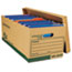 Universal Recycled Heavy-Duty Record Storage Box, Letter Files, Kraft/Green, 12/Carton Thumbnail 6