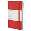 Moleskine® Hard Cover Notebook, Plain, 5 1/2 x 3 1/2, Red Cover, 192 Sheets Thumbnail 1