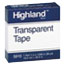 Highland™ Transparent Tape, 3/4" x 1296", 1" Core, Clear, DZ Thumbnail 2