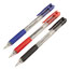 Universal Comfort Grip Clear Barrel Retractable Ballpoint Pen, Asst Ink, 1mm, 50/Set Thumbnail 2