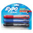 EXPO® Click Dry Erase Markers, Chisel Tip, Assorted, 3/Set Thumbnail 2