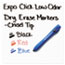 EXPO® Click Dry Erase Markers, Chisel Tip, Black, Dozen Thumbnail 3