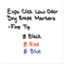EXPO® Click Dry Erase Markers, Fine Tip, Black, Dozen Thumbnail 4