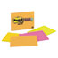 Post-it® Notes Super Sticky, Meeting Notes in Rio de Janeiro Colors, Lined, 8 x 6, 45-Sheet, 4/Pack Thumbnail 1