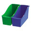 Storex Interlocking Book Bins, 4 3/4 x 12 5/8 x 7, 5 Color Set, Plastic Thumbnail 2