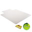 deflecto® SuperMat Frequent Use Chair Mat for Medium Pile Carpet, 36 x 48 w/Lip, Clear Thumbnail 3