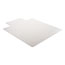 deflecto® SuperMat Frequent Use Chair Mat, Medium Pile Carpet, Beveled, 45x53 w/Lip, Clear Thumbnail 3