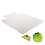 deflecto® SuperMat Frequent Use Chair Mat, Medium Pile Carpet, Beveled, 45x53 w/Lip, Clear Thumbnail 4