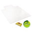 deflecto EconoMat Occassional Use Chair Mat for Low Pile, 36 x 48 w/Lip, Clear Thumbnail 2
