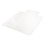deflecto® EconoMat Occassional Use Chair Mat for Low Pile, 45 x 53 w/Lip, Clear Thumbnail 5