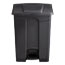 Safco Large Capacity Plastic Step-On Receptacle, 17gal, Black Thumbnail 2
