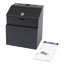 Safco® Steel Suggestion/Key Drop Box with Locking Top, 7 x 6 x 8 1/2 Thumbnail 2