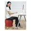 Safco® Zenergy Ball Chair, 22 1/2" Diameter x 23" High, Crimson/Silver Thumbnail 2
