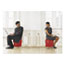 Safco® Zenergy Ball Chair, 22 1/2" Diameter x 23" High, Crimson/Silver Thumbnail 3