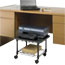 Safco® Underdesk Printer/Fax Stand, One-Shelf, 19w x 16d x 13-1/2h, Black Thumbnail 3