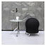 Safco Zenergy Ball Chair, 22 1/2" Diameter x 23" High, Black/Silver Thumbnail 5