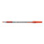 BIC Round Stic Grip Xtra Comfort Ballpoint Pen, Stick, Fine 0.8 mm, Red Ink, Gray/Red Barrel, Dozen Thumbnail 2
