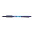 BIC Soft Feel Ballpoint Pen, Retractable, Medium 1 mm, Blue Ink, Blue Barrel, Dozen Thumbnail 3