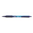 BIC Soft Feel Ballpoint Pen, Retractable, Fine 0.8 mm, Blue Ink, Blue Barrel, Dozen Thumbnail 2