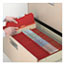 Smead 3" Expansion Folders with 2/5 Cut Tab, Legal, Eight-Section, Bright Red, 10/Box Thumbnail 5