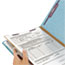 Smead Pressboard Classification Folders, Legal, Four-Section, Blue, 10/Box Thumbnail 7